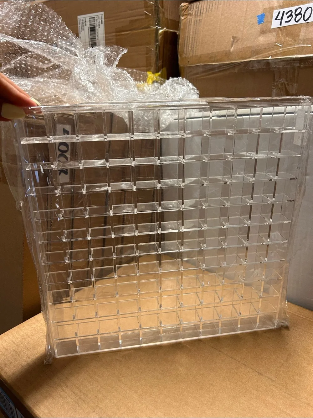 Lipstick Holder Clear Acrylic Organizer Makeup Lip Gloss Organizer